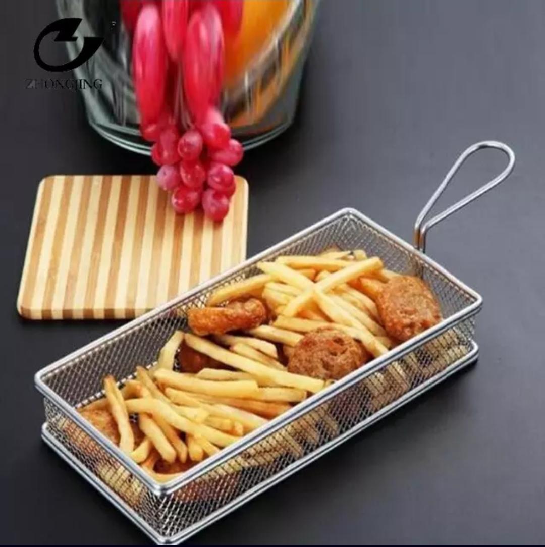 French fries  rectangular basket
